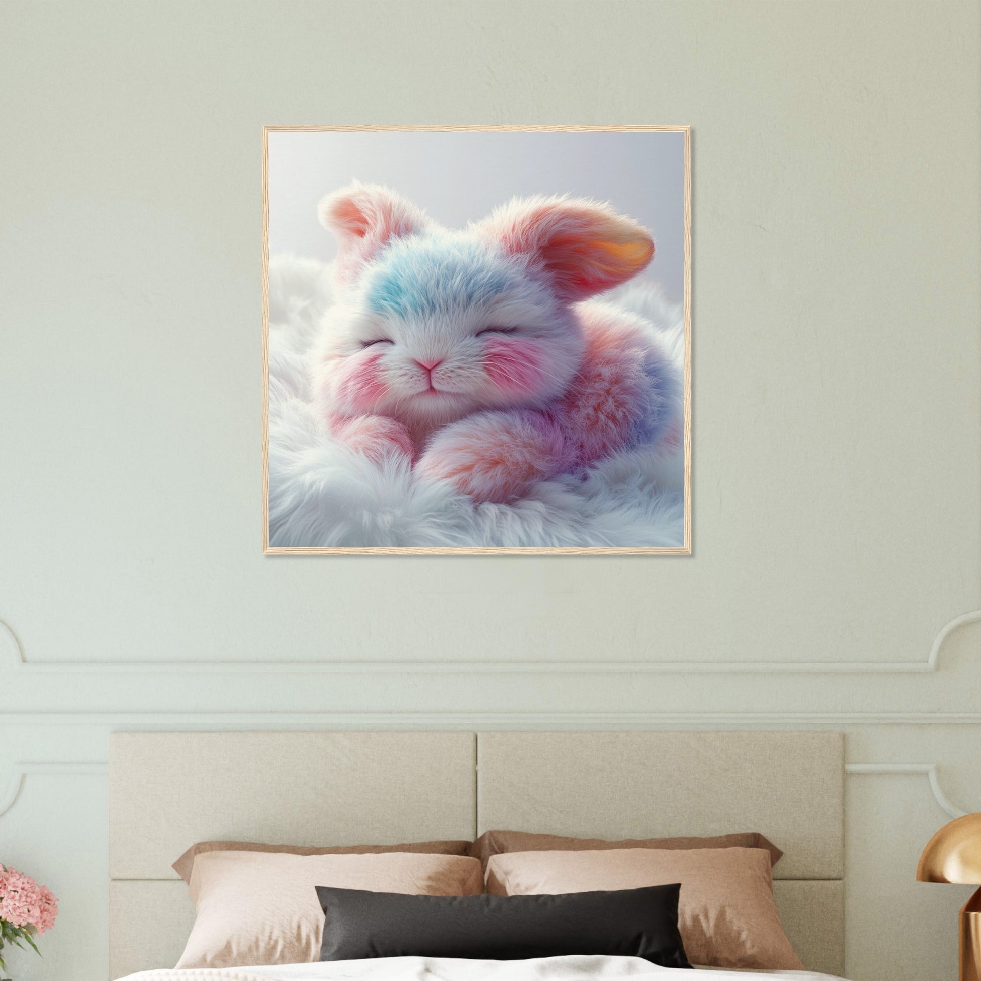 Rainbow Bunny Dreams - Lovely Art House
