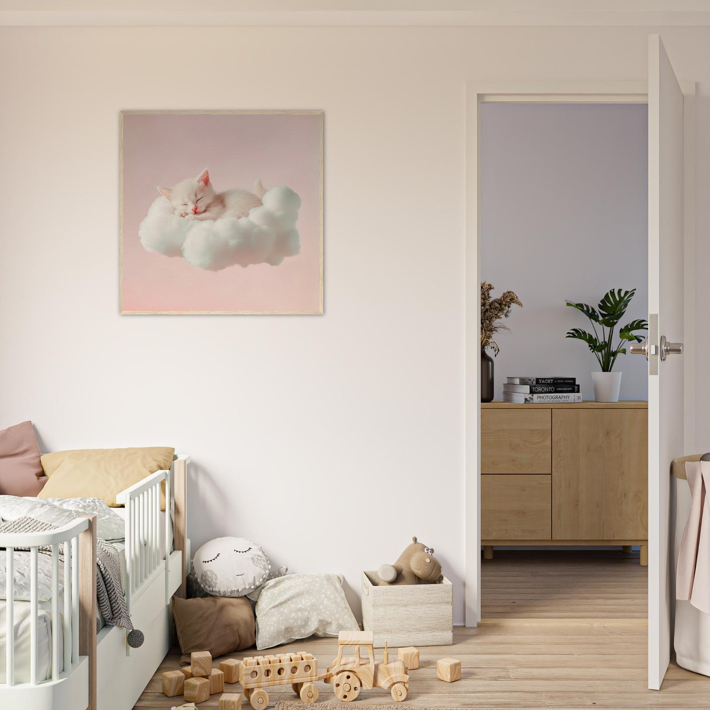 Fluffy Cloud Kitten - Lovely Art House