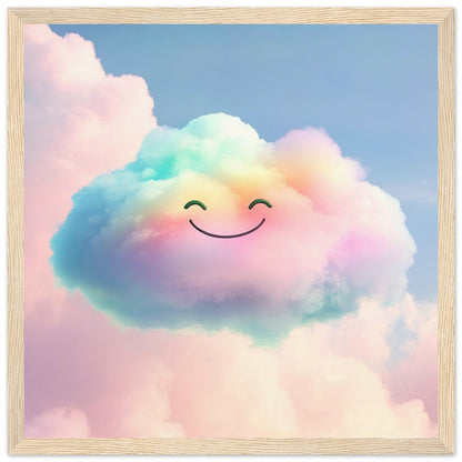 Smiling Rainbow Cloud - Lovely Art House