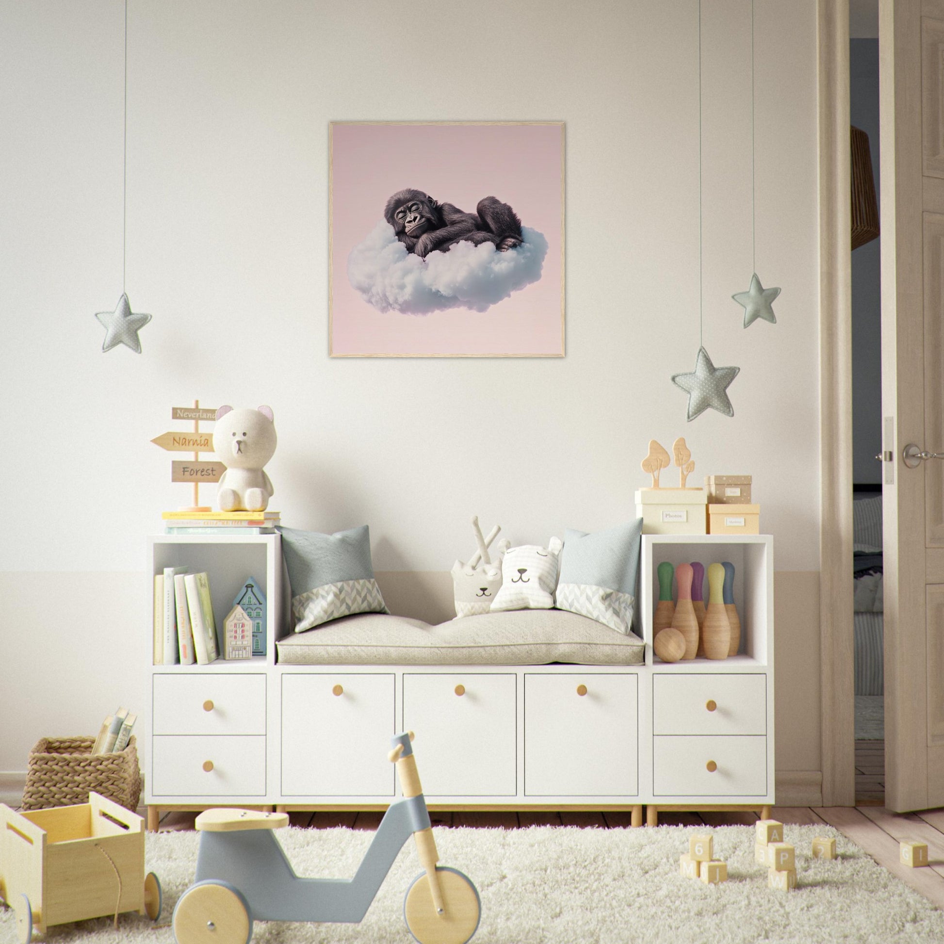 Gorilla Nap Goals - Lovely Art House