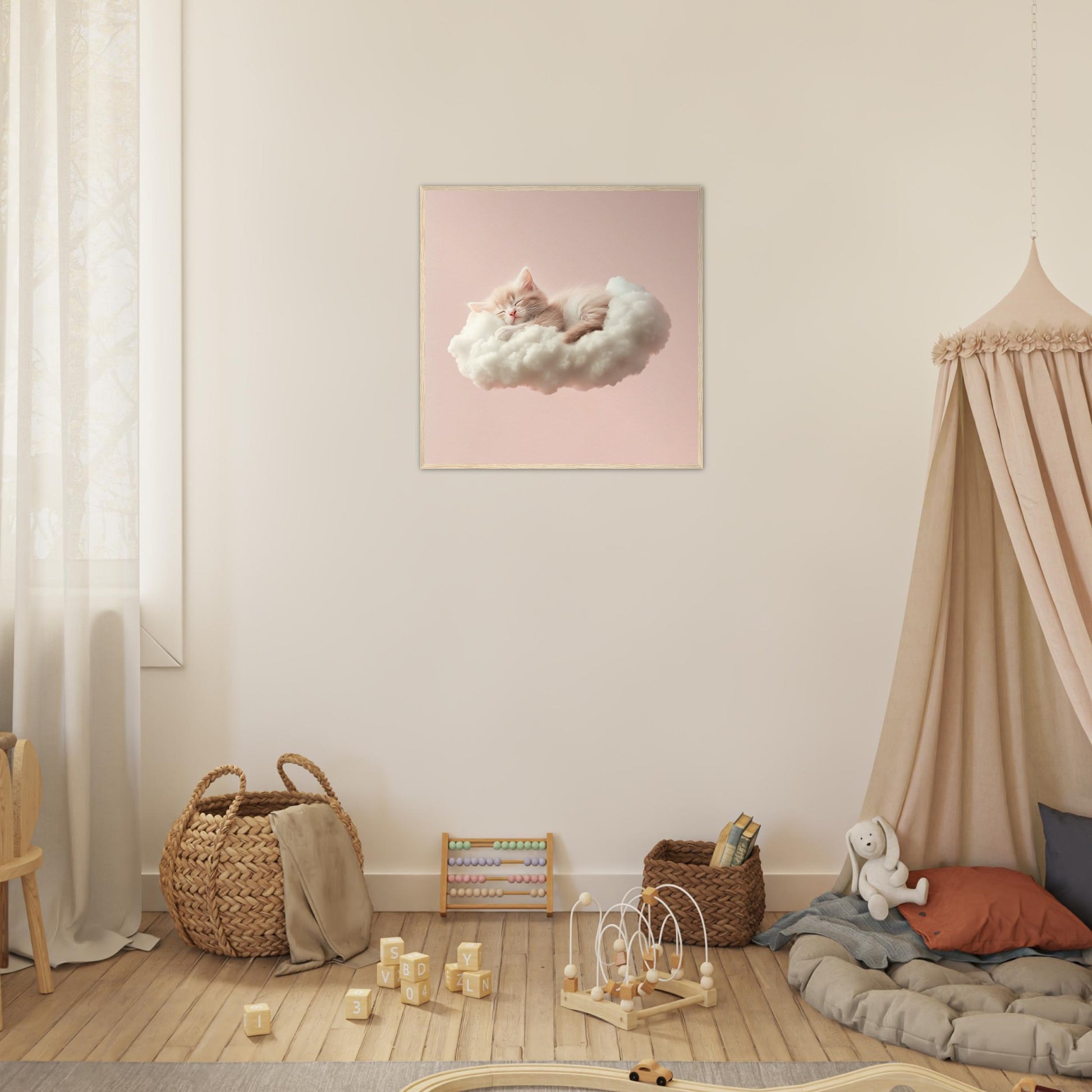 Kitten Cloud Nine - Lovely Art House