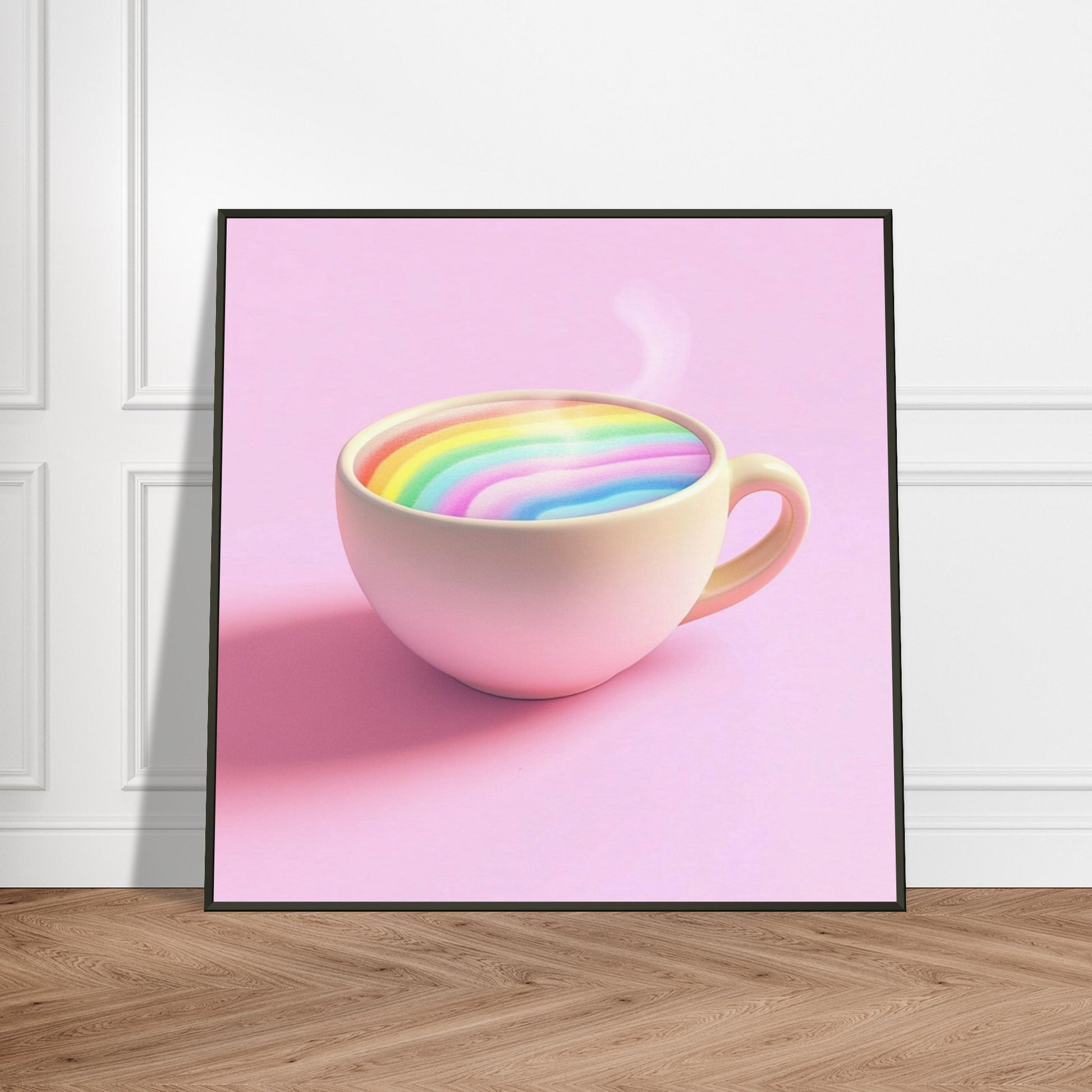 Rainbow Latte Bliss - Lovely Art House