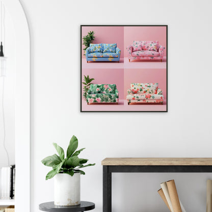 Funky Floral Sofas - Lovely Art House