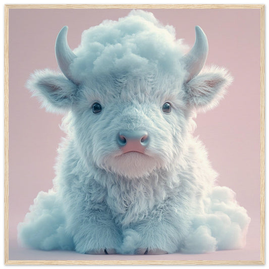 Fluffy Cloud Buffalo - Lovely Art House