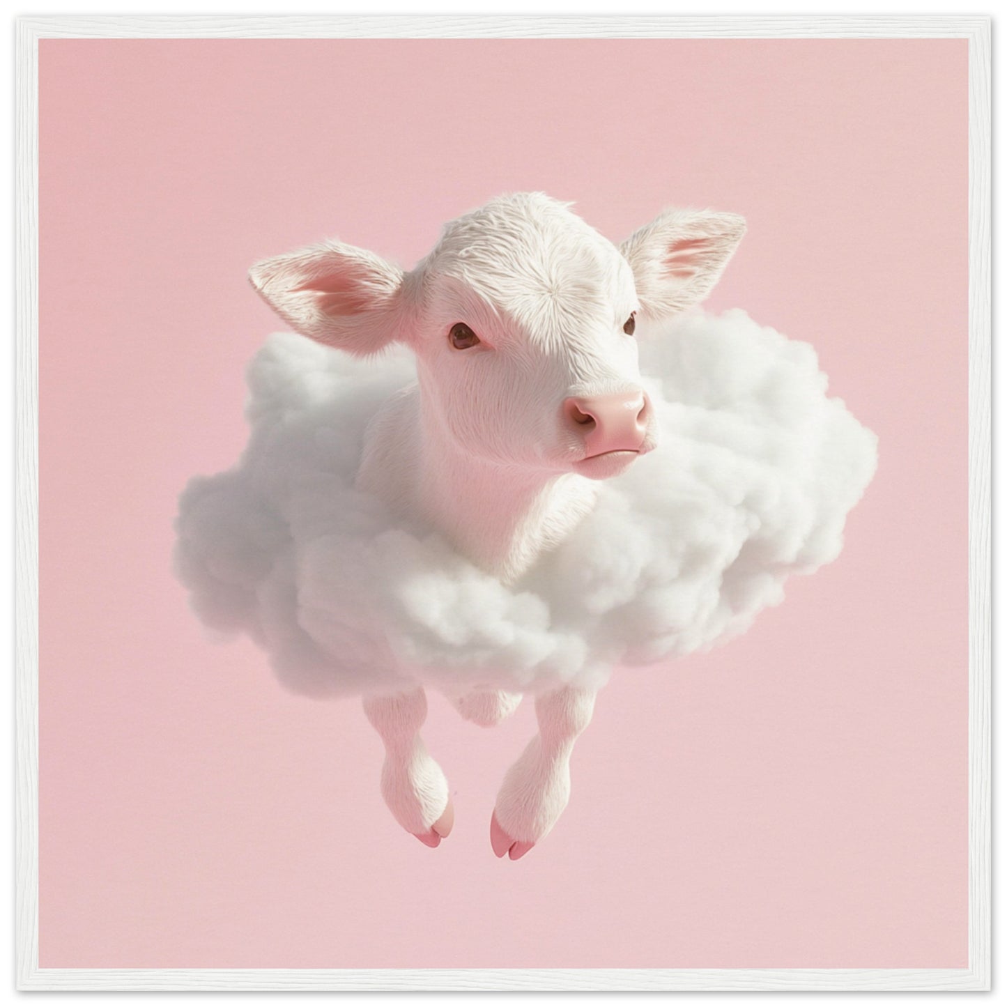 Floating Calf Cuteness - Lovely Art House