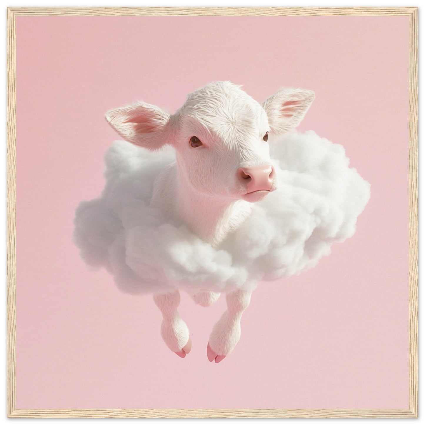 Floating Calf Cuteness - Lovely Art House