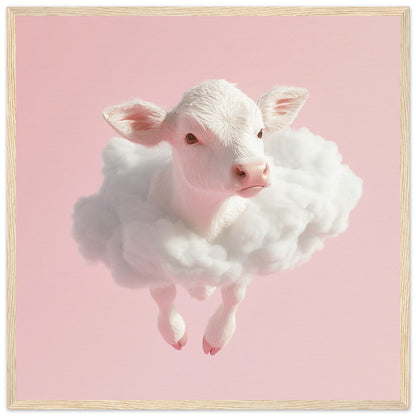 Floating Calf Cuteness - Lovely Art House